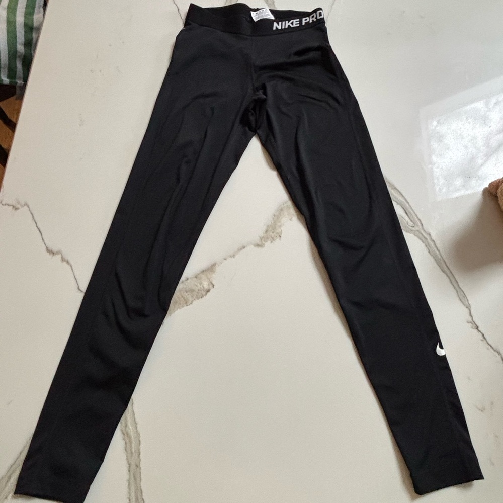 Nike Pro Kids Black Leggings